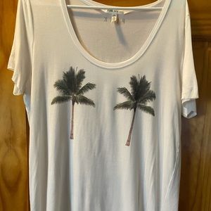 Palm tree tshirt PINK